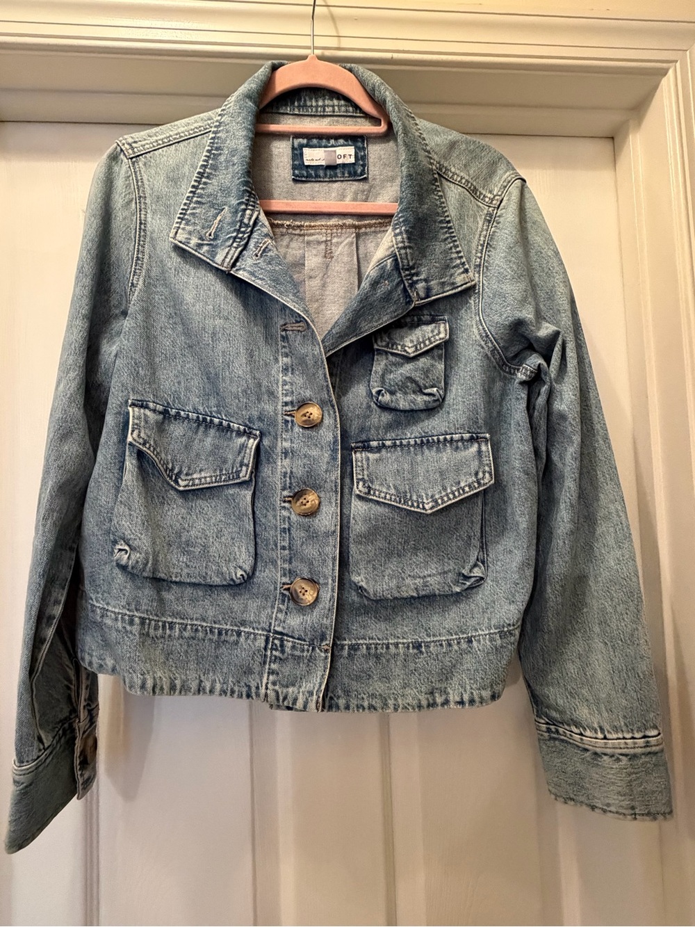LOFT Light Wash Denim Jean Jacket